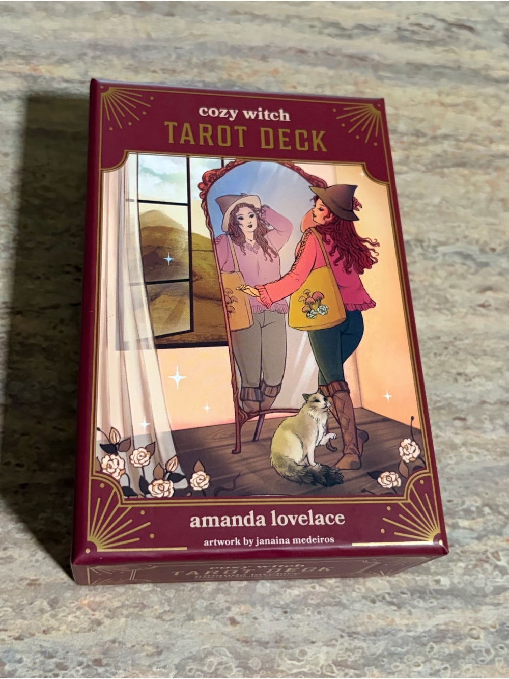 Amanda Lovelace Cozy Witch 78-Tarot Deck with 128-page guidebook
